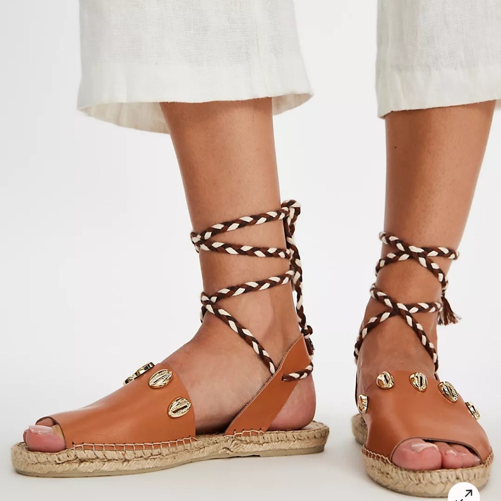 Free People Wander Wrap Espadrilles